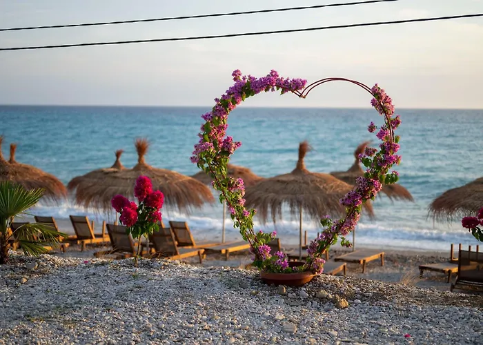 Blue Camping In Borsh, Vlore