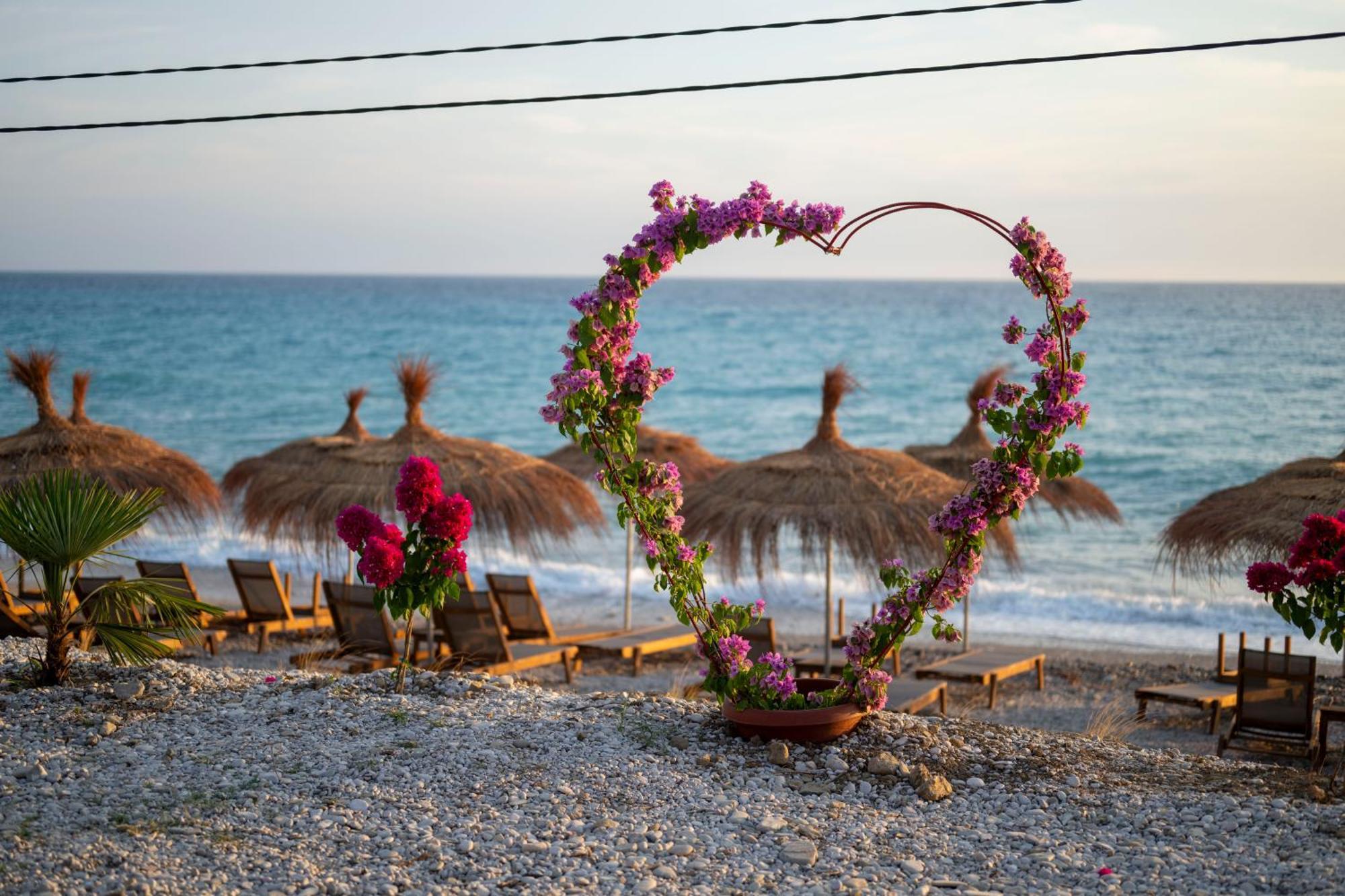 Campsite Blue In Borsh, Vlore